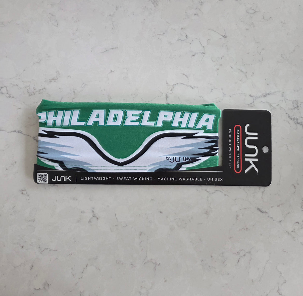 Kelly Green W.I.N.G.S. x JUNK Brands Big Bang Lite performance headband