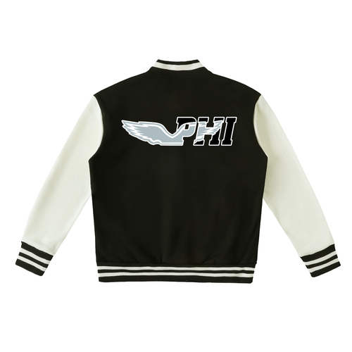W.I.N.G.S. Two-Tone Fleeced Varsity Jacket