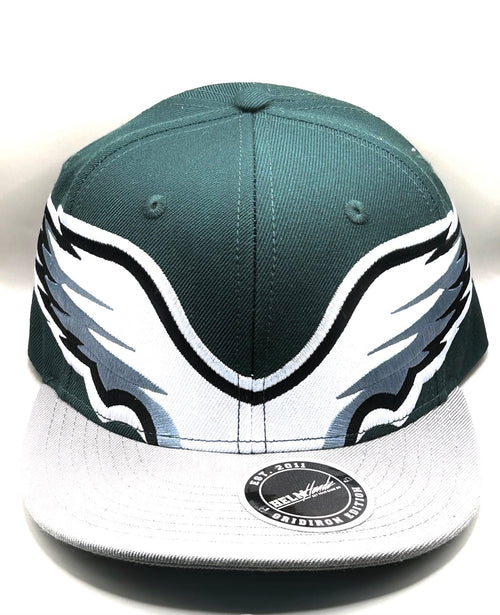 HELMHEADZ Gridiron Edition Midnight Green cap front view
