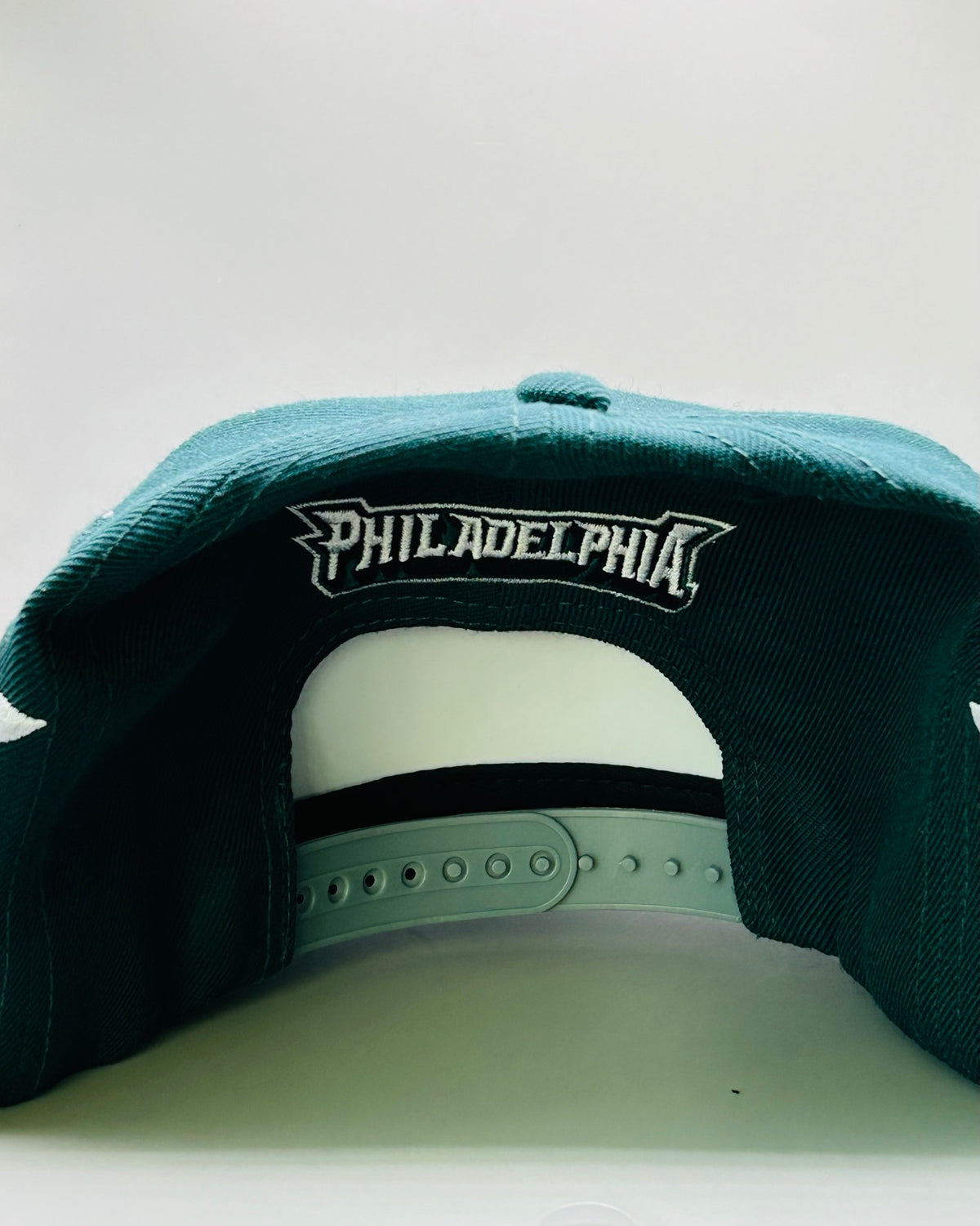 HELMHEADZ Gridiron Edition Midnight Green adjustable snapback rear detail