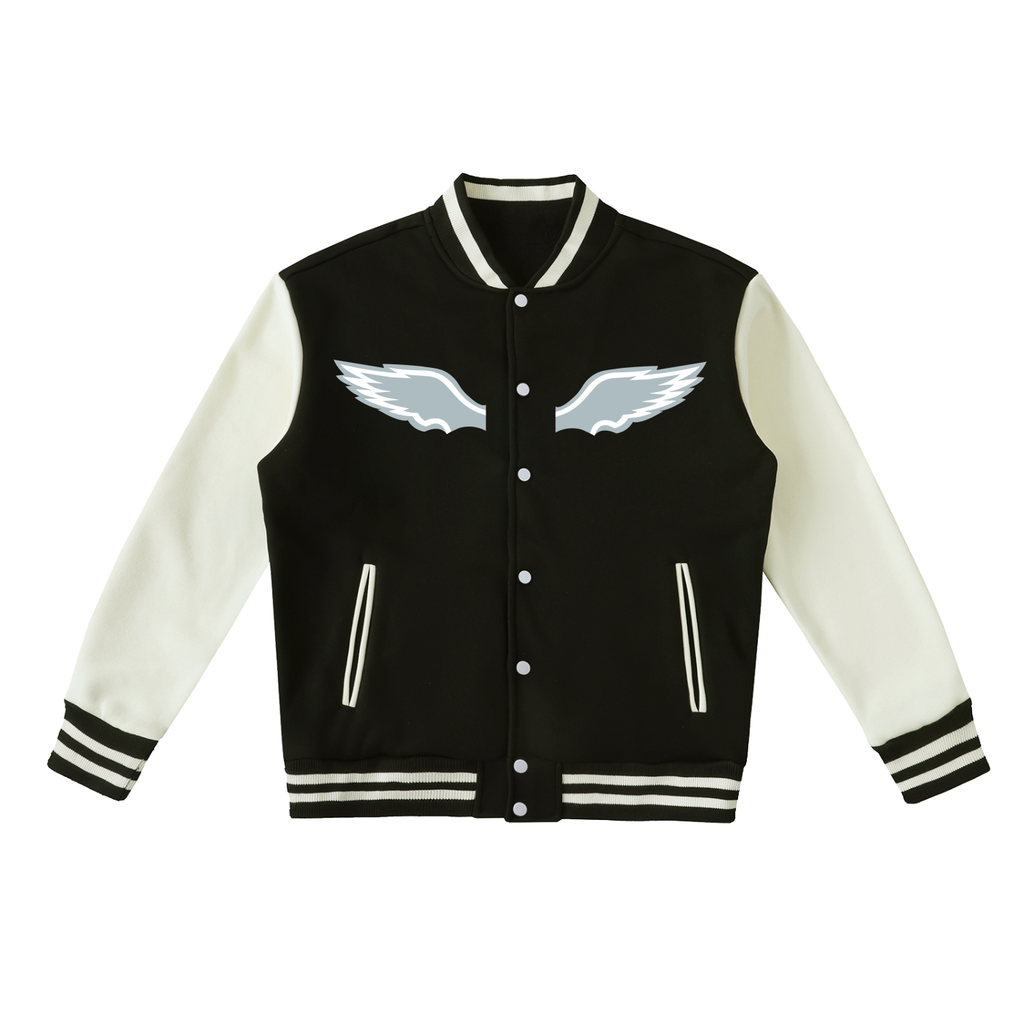 W.I.N.G.S. Two-Tone Fleeced Varsity Jacket