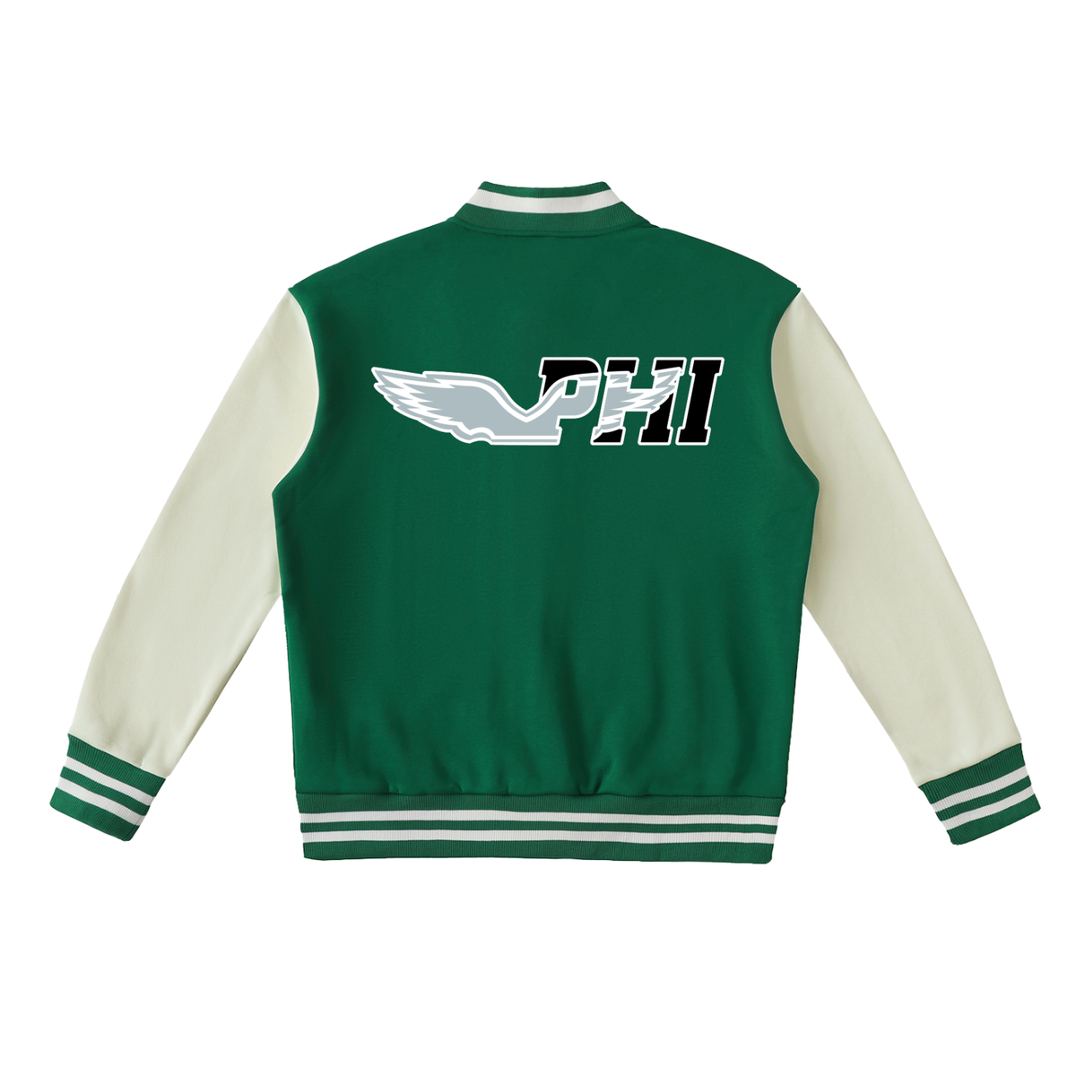 W.I.N.G.S. Two-Tone Fleeced Varsity Jacket